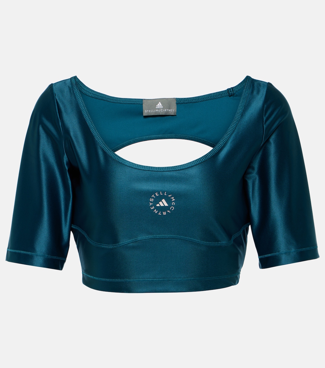 Crop top técnico con logo | Adidas by Stella McCartney