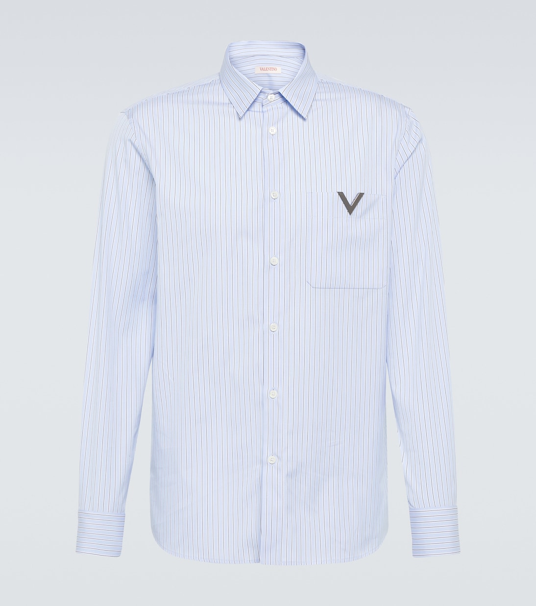 Chemise rayée en coton | Valentino
