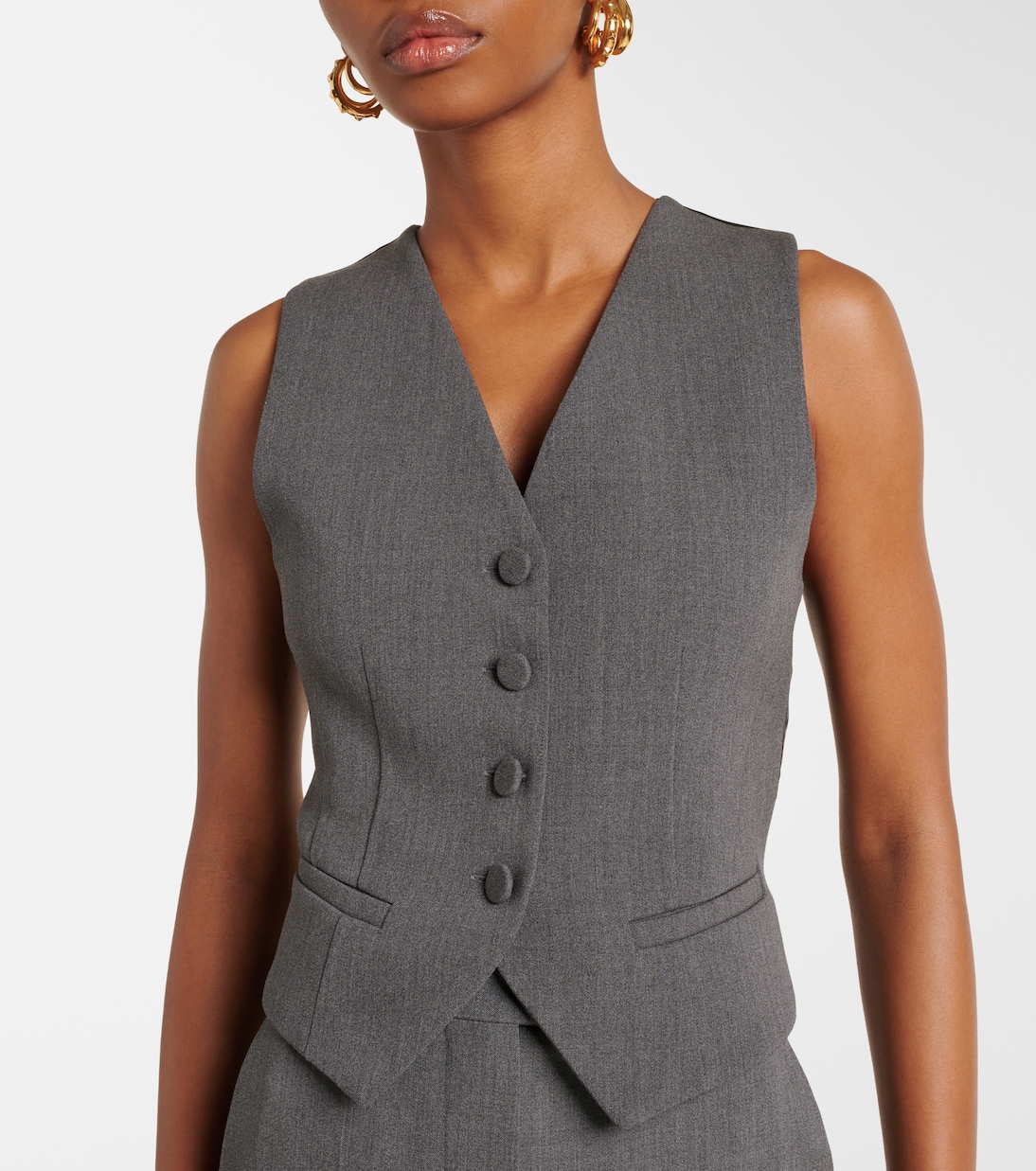 Weste aus Woll-Gabardine | Valentino
