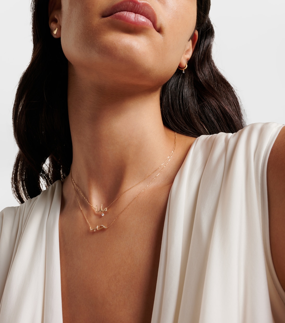 Collana Love in oro 18kt con diamanti | Persée