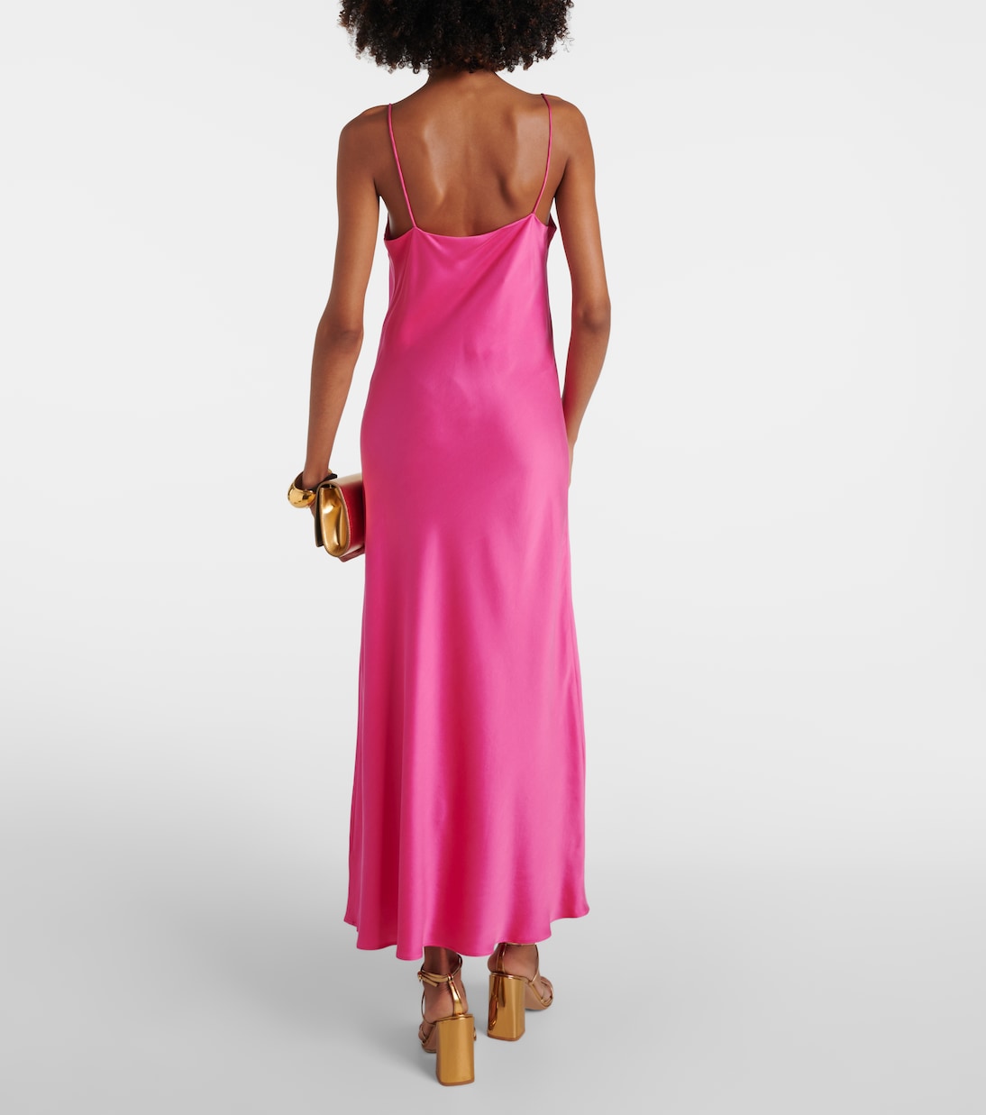 Vestido lencero Lion de sarga de seda | Asceno