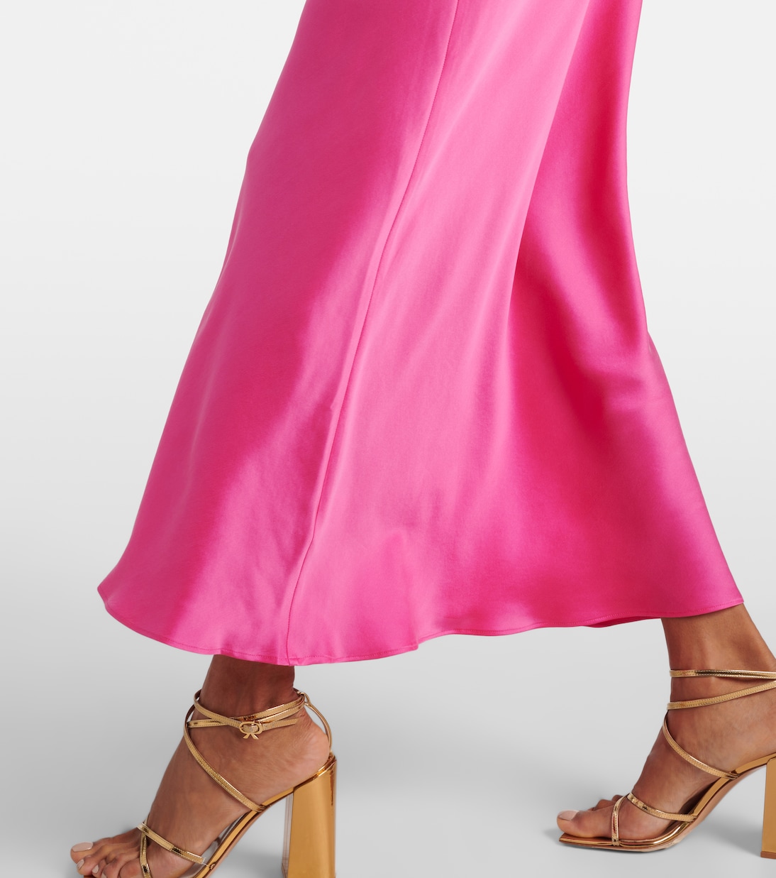 Vestido lencero Lion de sarga de seda | Asceno