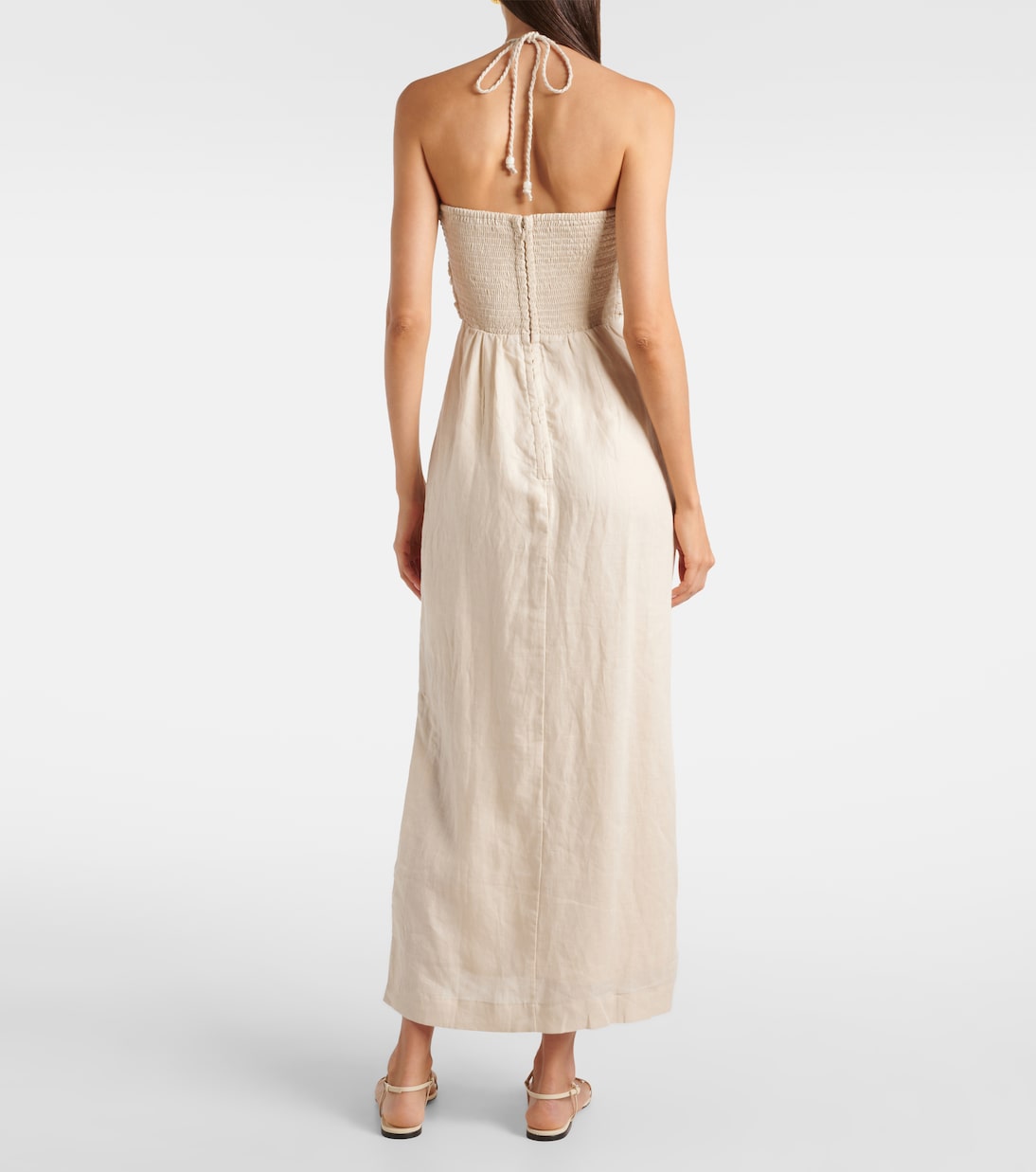Midikleid Tortugas aus Leinen | Faithfull
