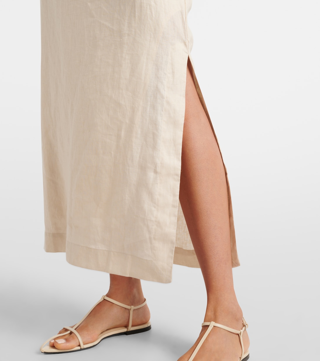 Midikleid Tortugas aus Leinen | Faithfull