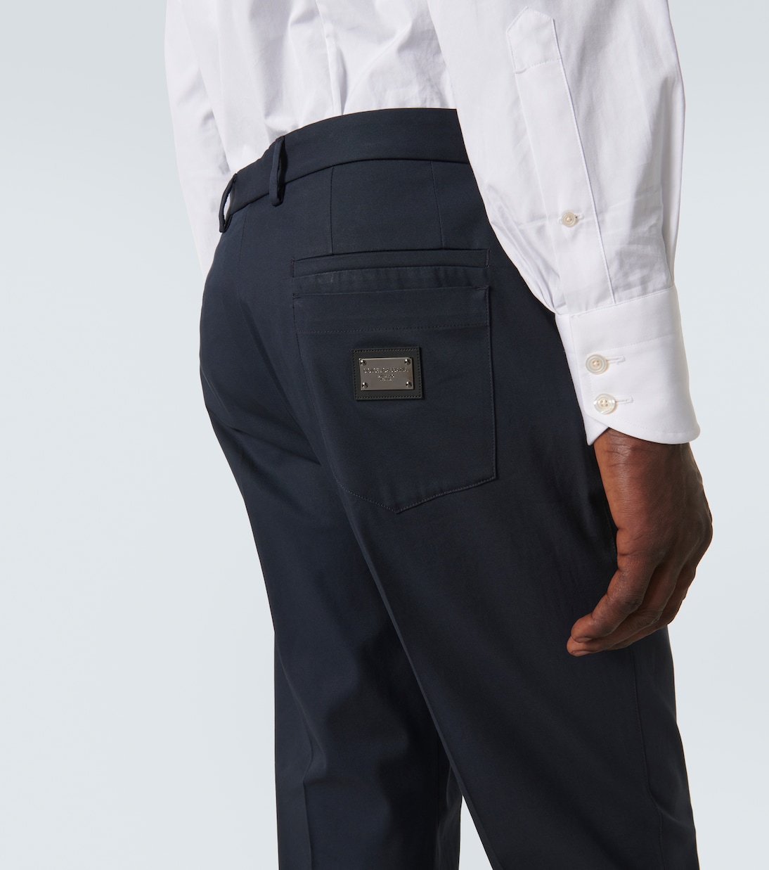 Pantalones chinos de mezcla de algodón | Dolce&Gabbana