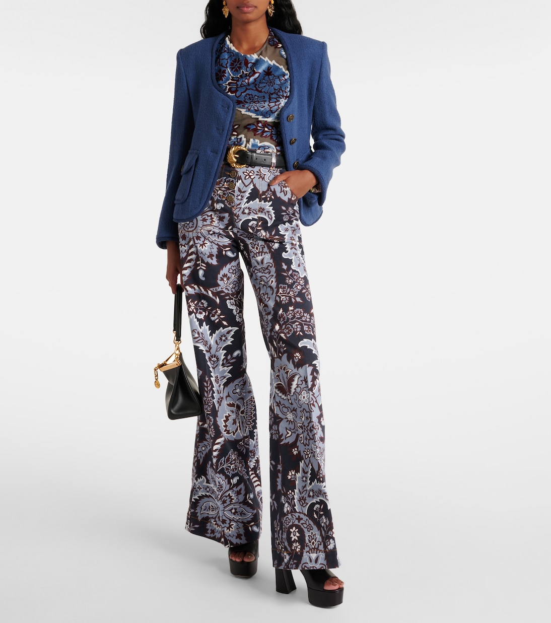 Jean flare à taille haute | Etro