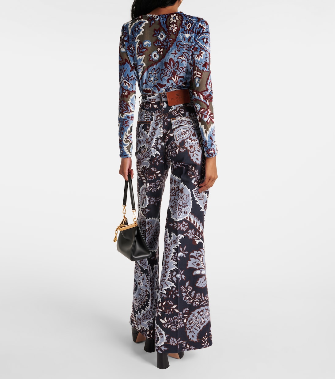 Jean flare à taille haute | Etro