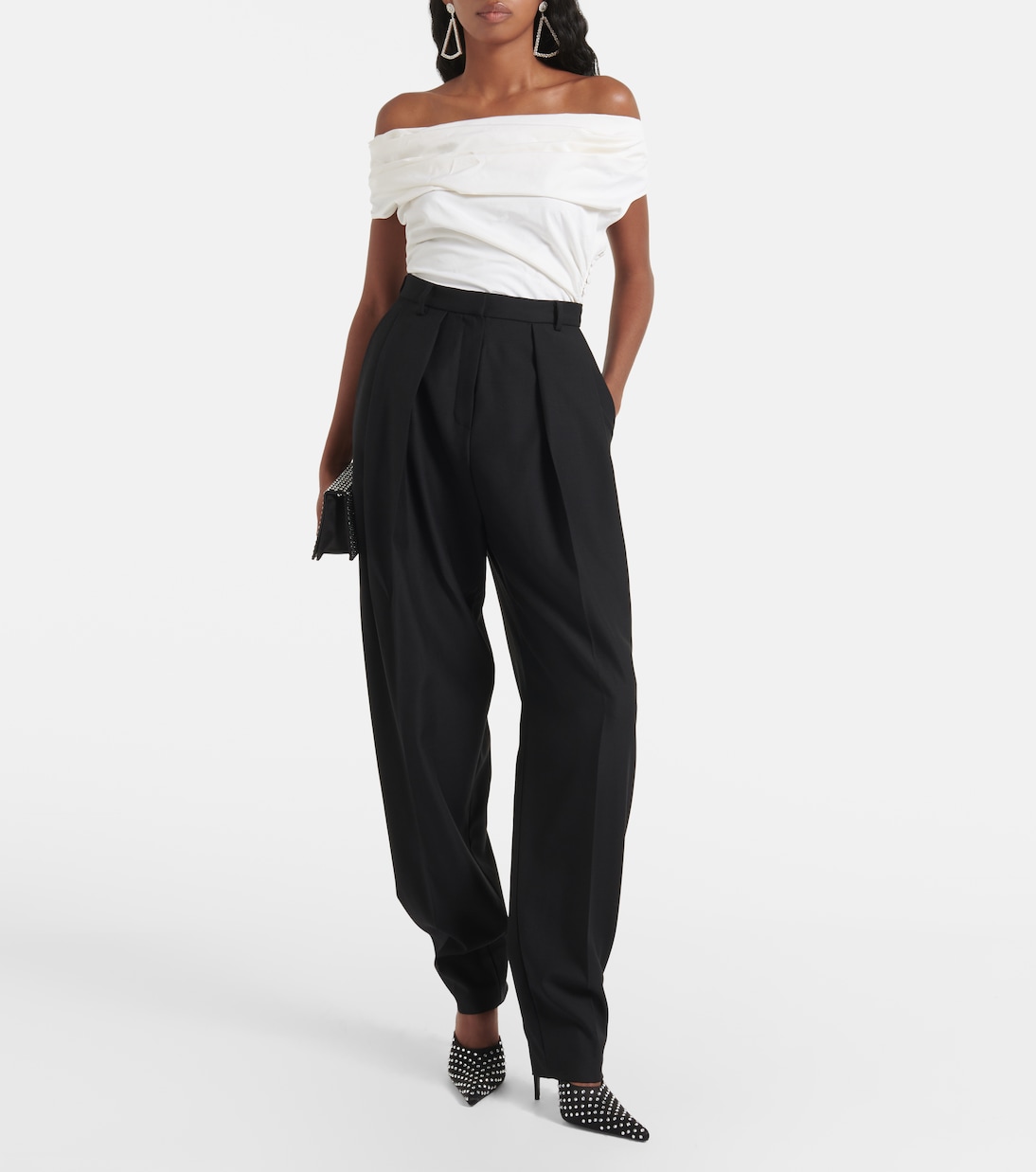 Ruched silk top | Magda Butrym