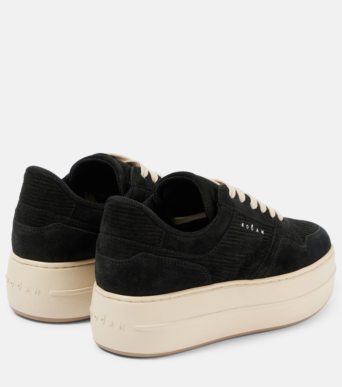 Skyscraper suede platform sneakers | Hogan