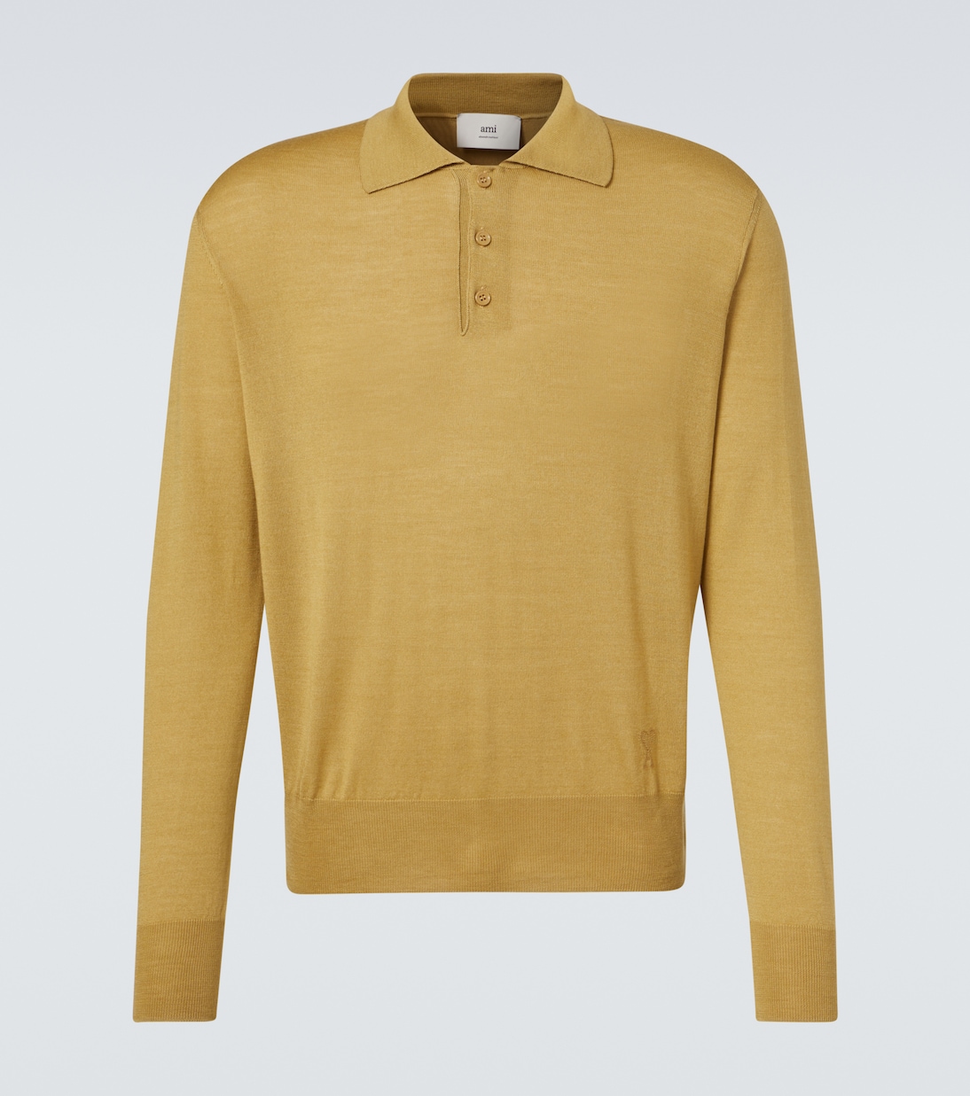Wool and silk polo sweater | Ami Paris