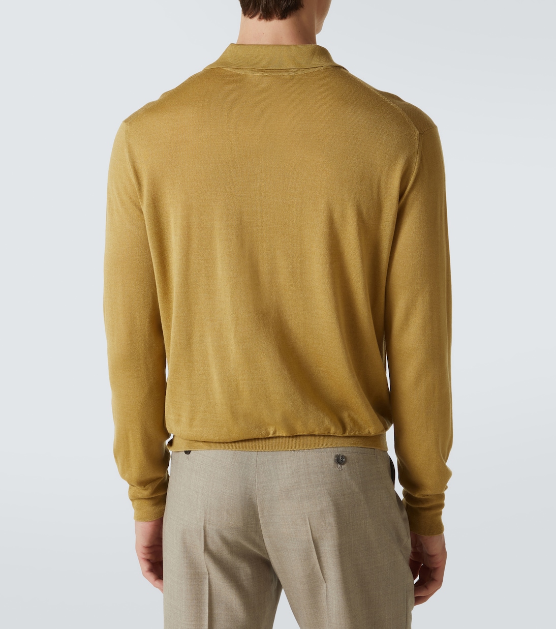 Wool and silk polo sweater | Ami Paris