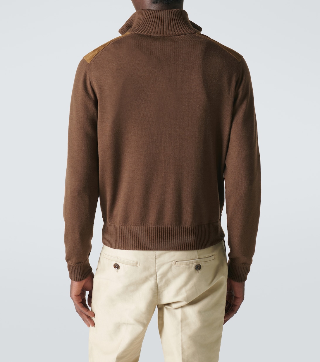 Paneled suede and wool jacket | Tom Ford
