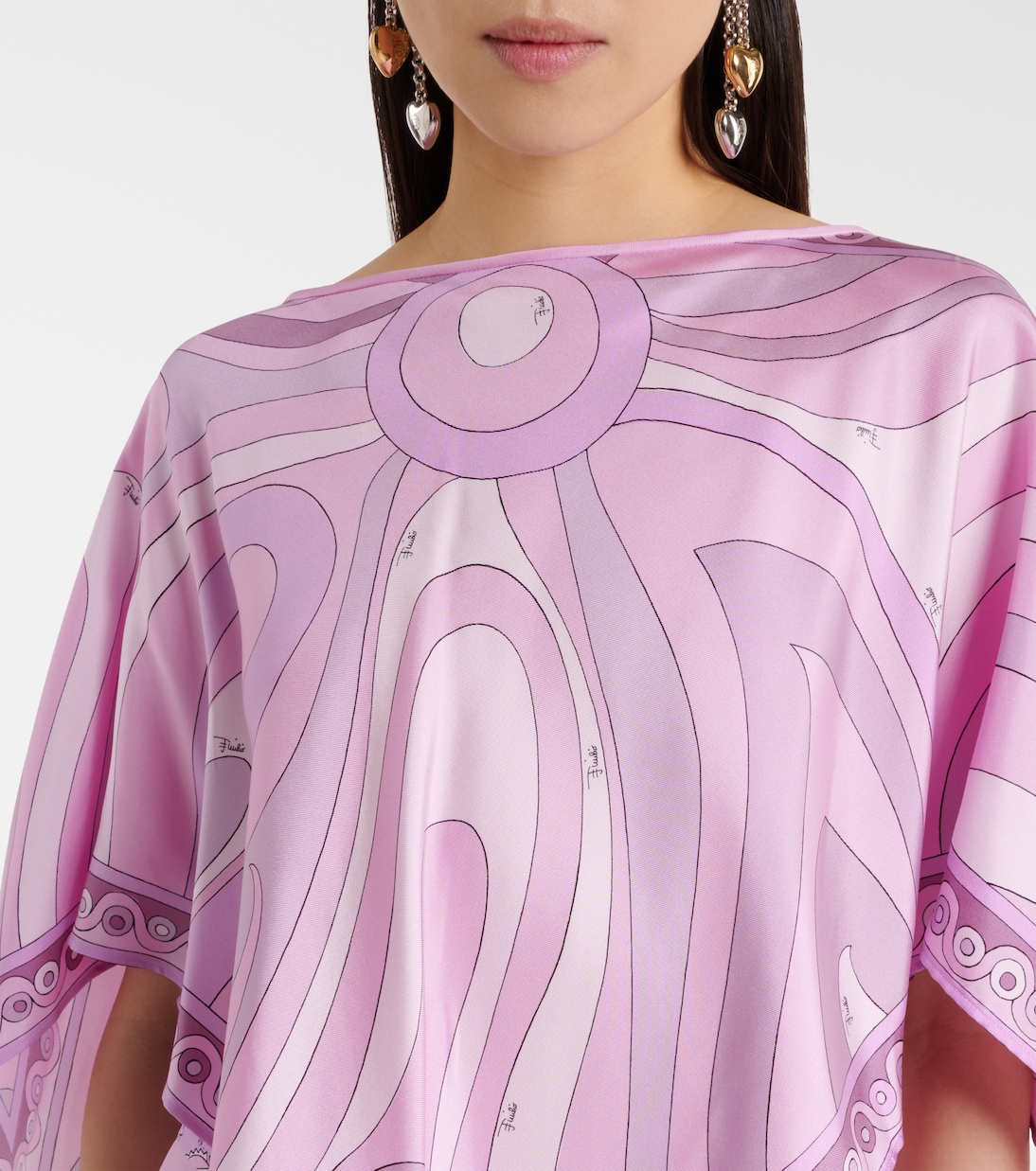 Top in twill di seta con stampa | Pucci