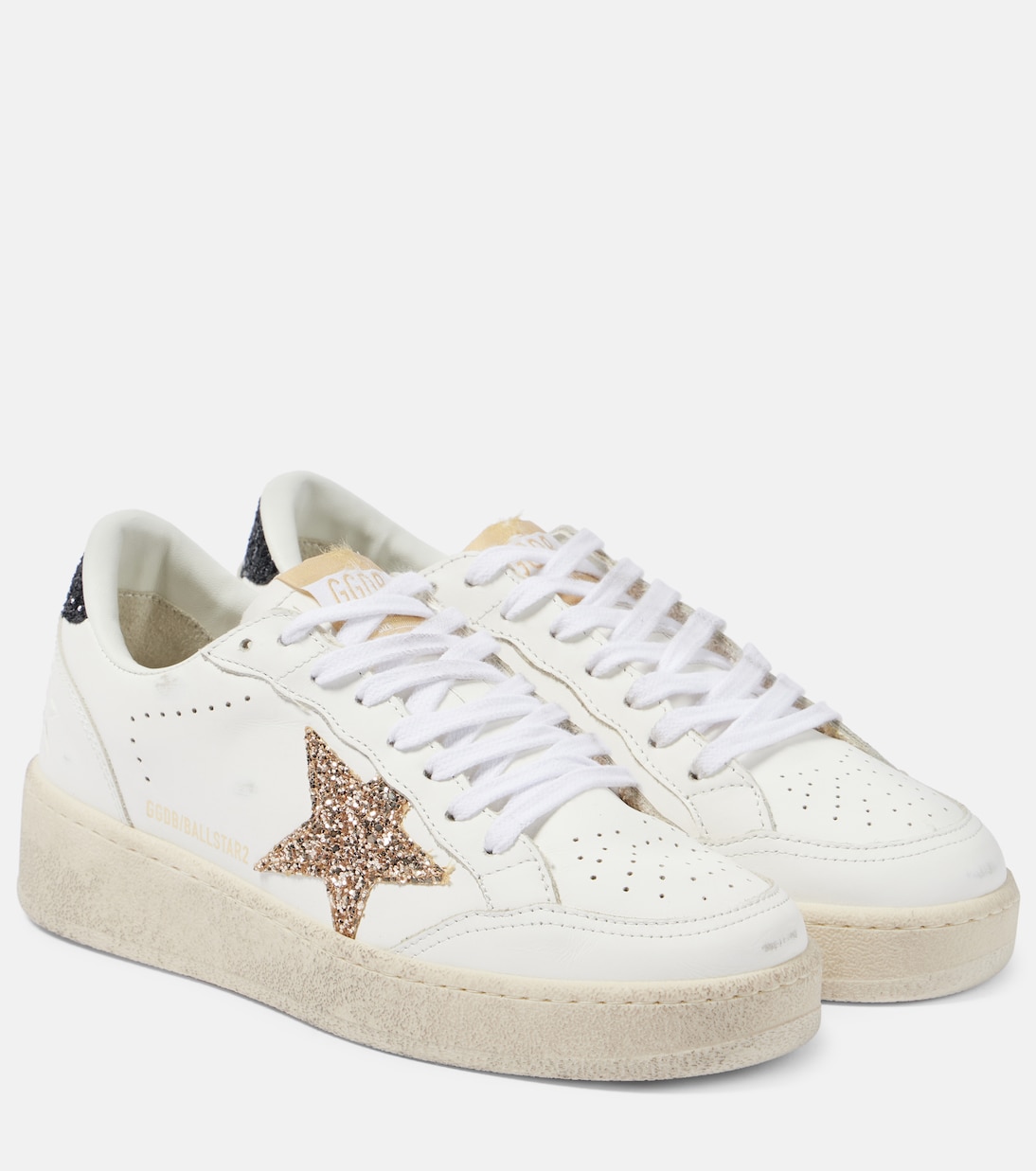 Scarpe da ginnastica in pelle Golden Goose Ball Star 2 con dettagli unici per uno stile giovane e trendy