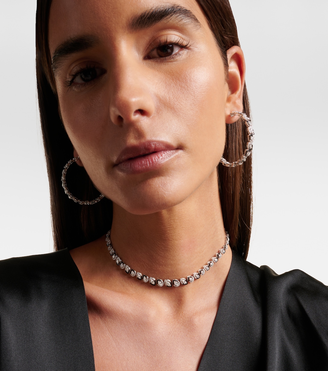 Choker Autumn in oro 18kt con diamanti | Kamyen