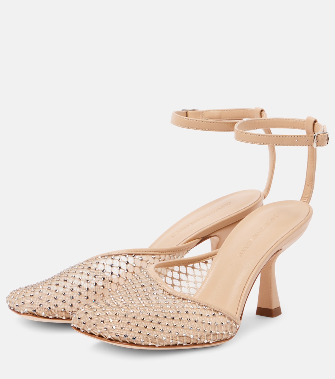 Pumps Minette 80 con cristalli | Christopher Esber