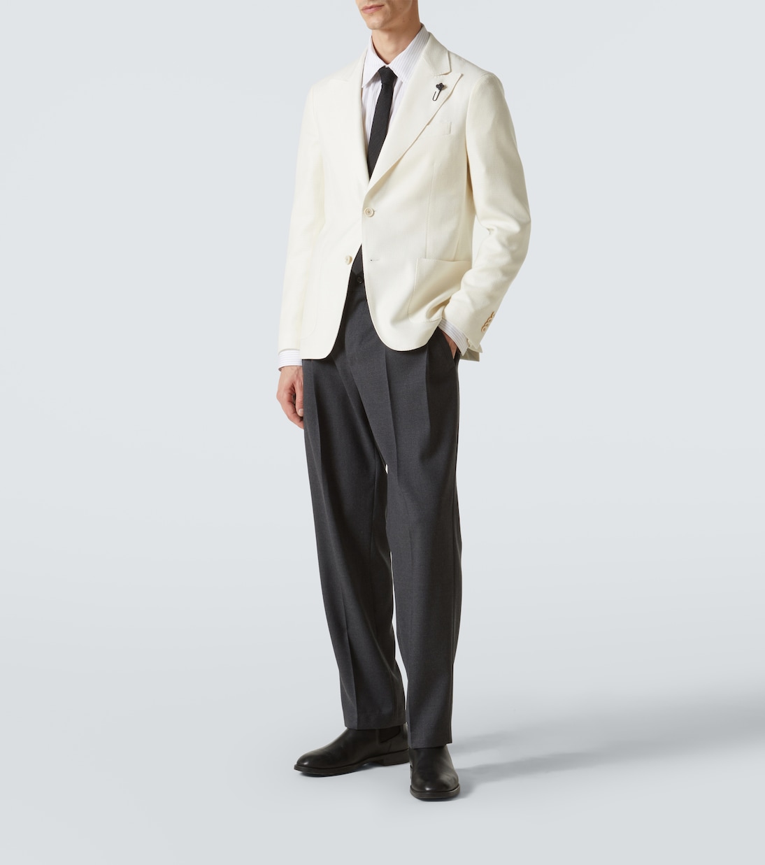 Wool, linen, and silk blazer | Lardini