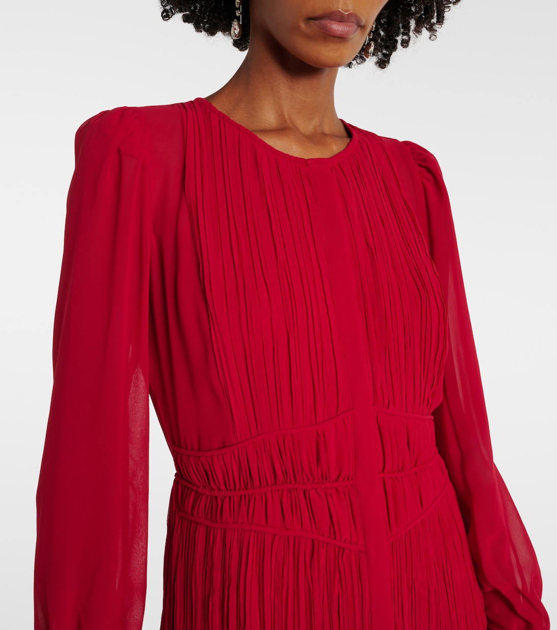 Vestido largo Dressy de malla | Diane von Furstenberg