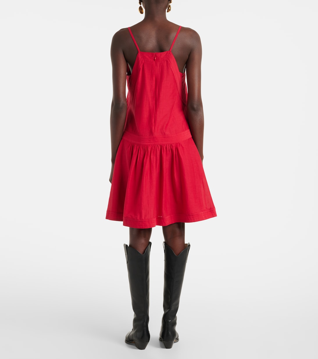 Abito corto Danielle in misto cotone | Marant Etoile