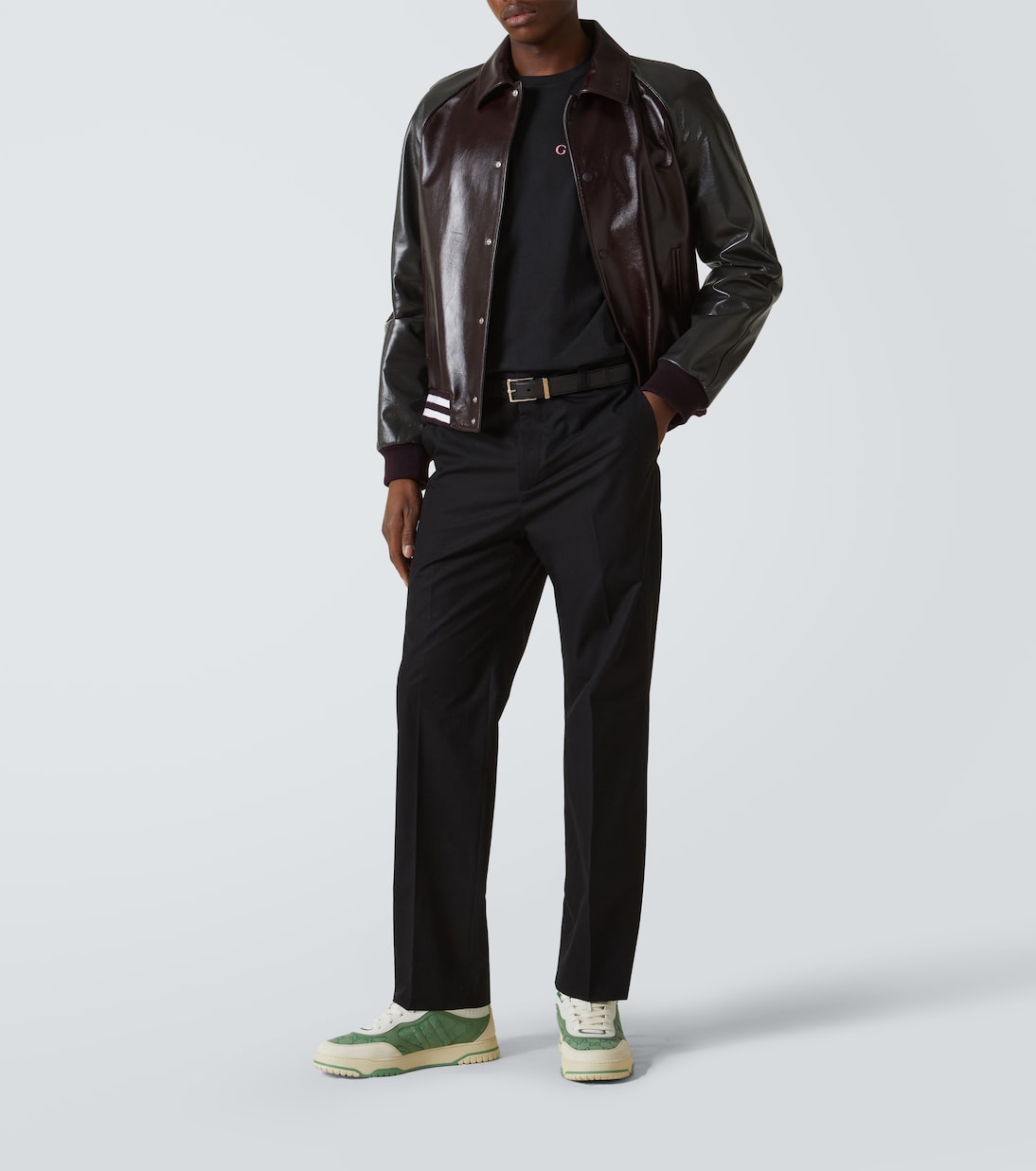 Sneakers Gucci Re-Web mit Leder | Gucci