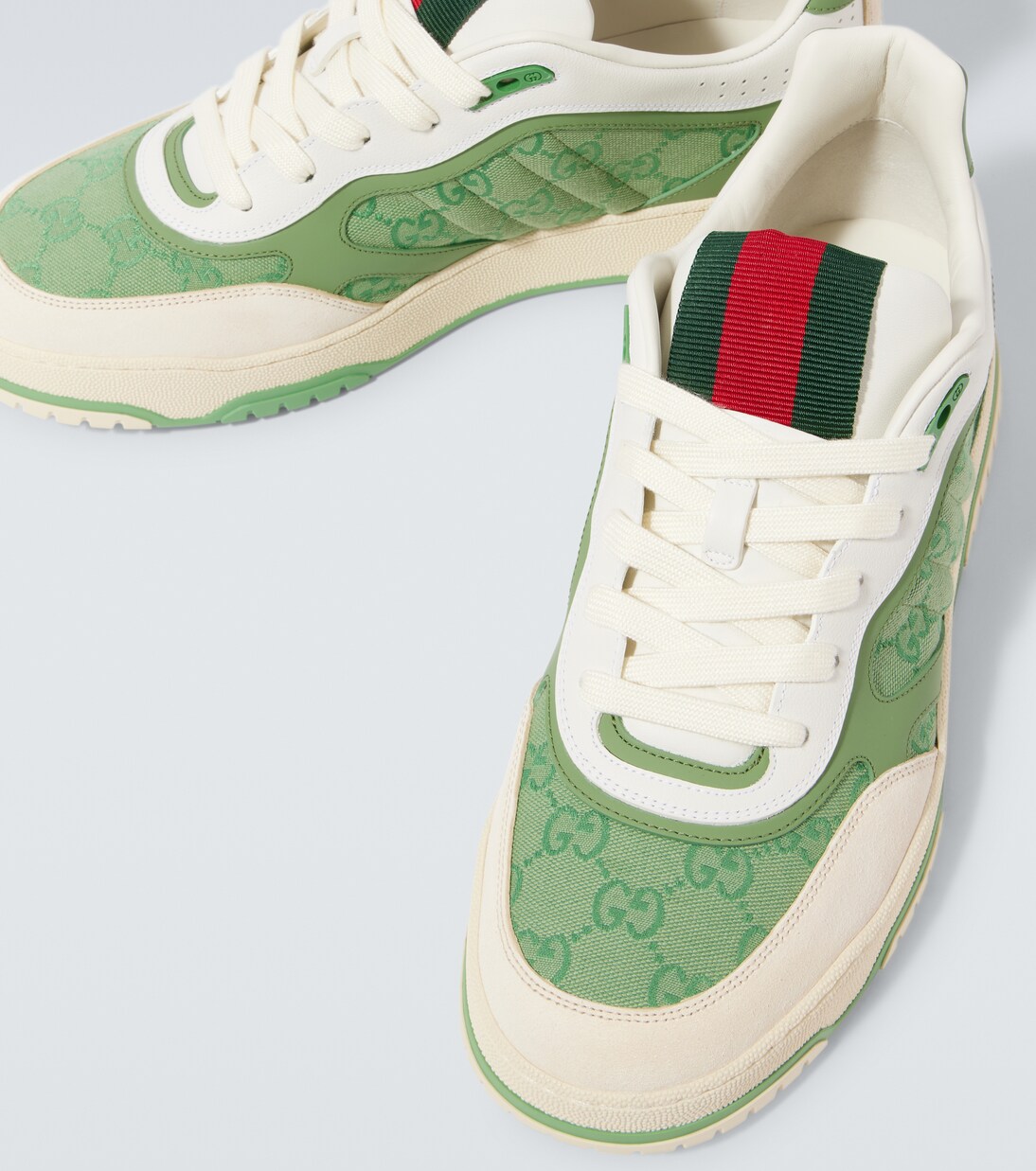 Sneakers Gucci Re-Web mit Leder | Gucci