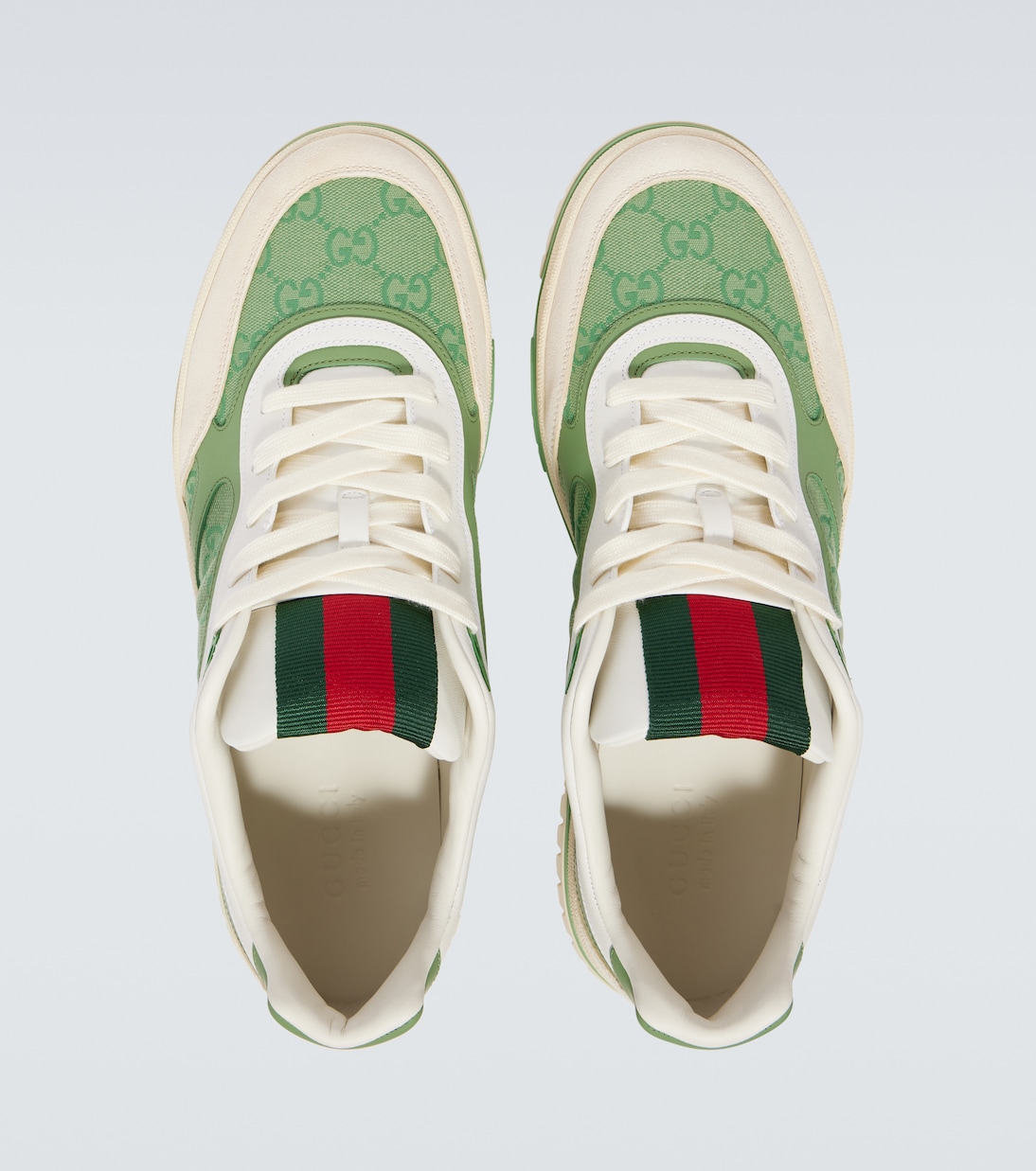 Sneakers Gucci Re-Web mit Leder | Gucci