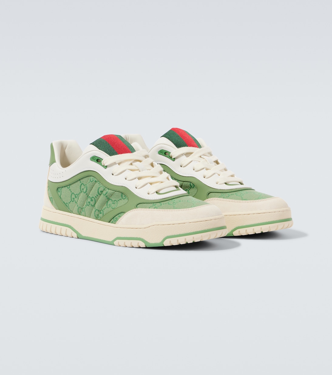 Sneakers Gucci Re-Web mit Leder | Gucci
