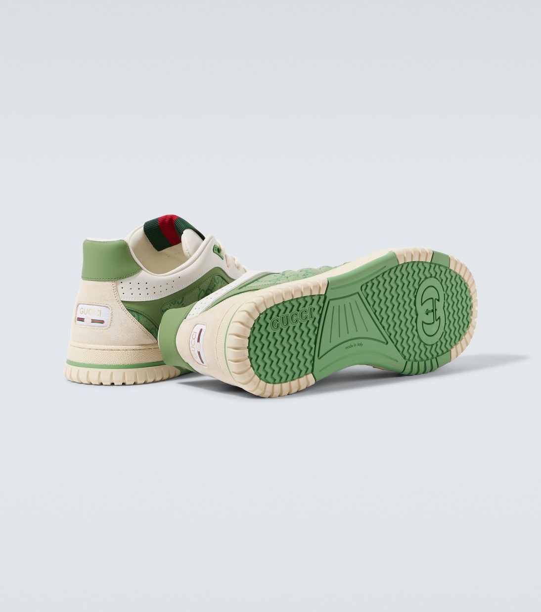 Sneakers Gucci Re-Web mit Leder | Gucci