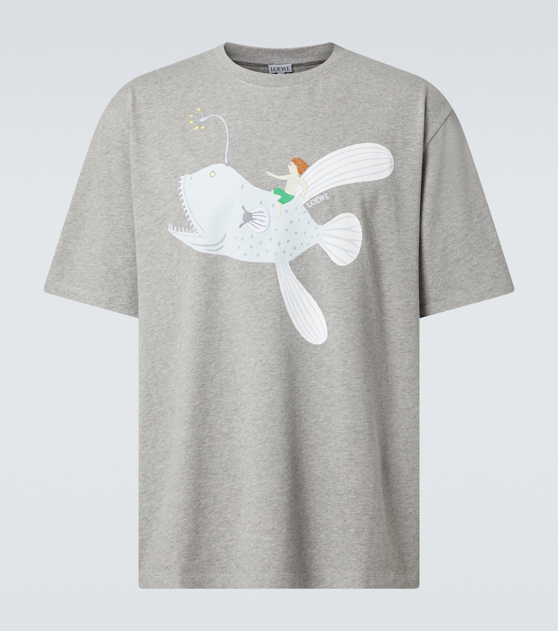 X Suna Fujita T-Shirt Deep Sea aus Baumwoll-Jersey | Loewe