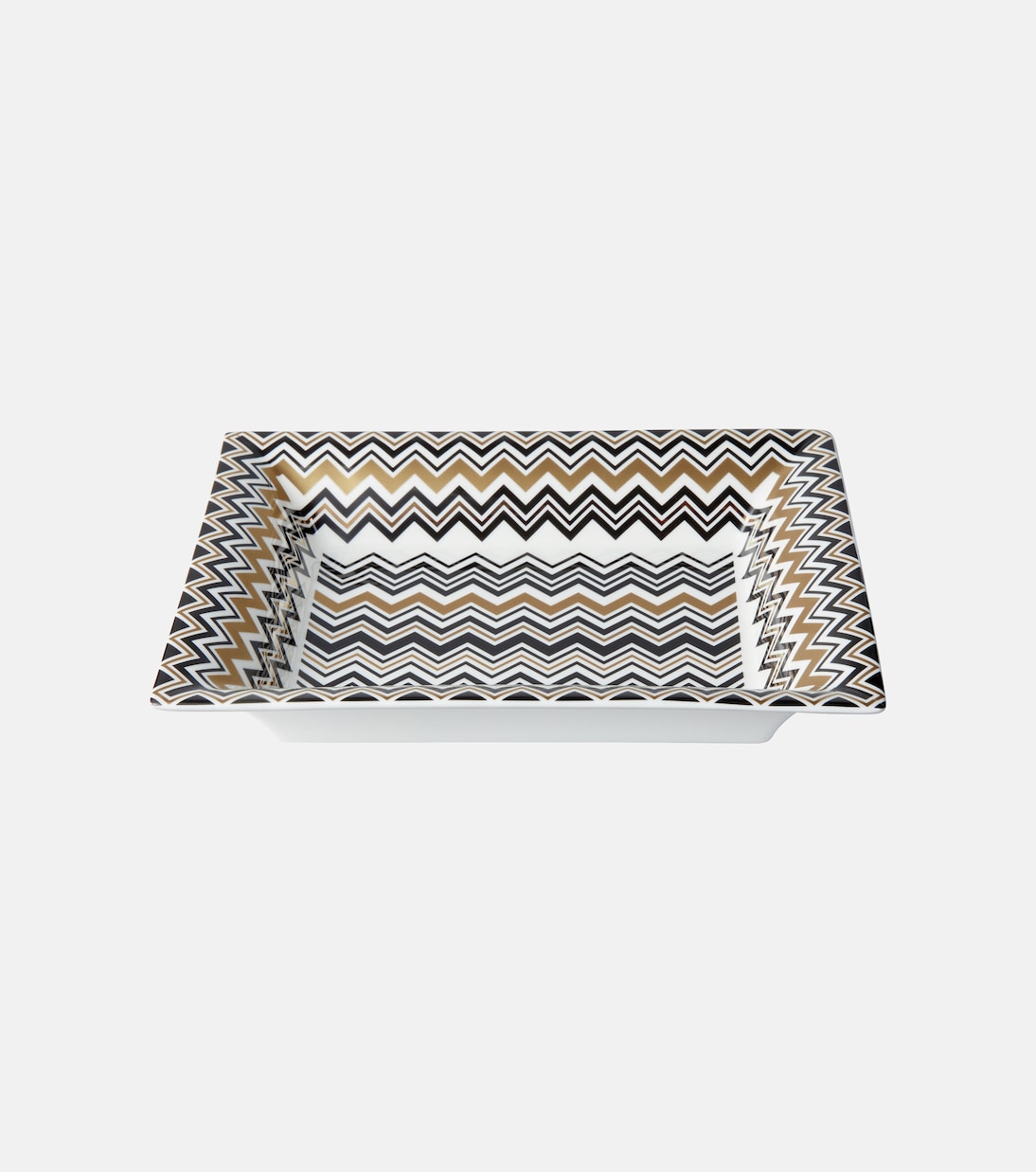 Zig Zag Gold decorative tray | Missoni