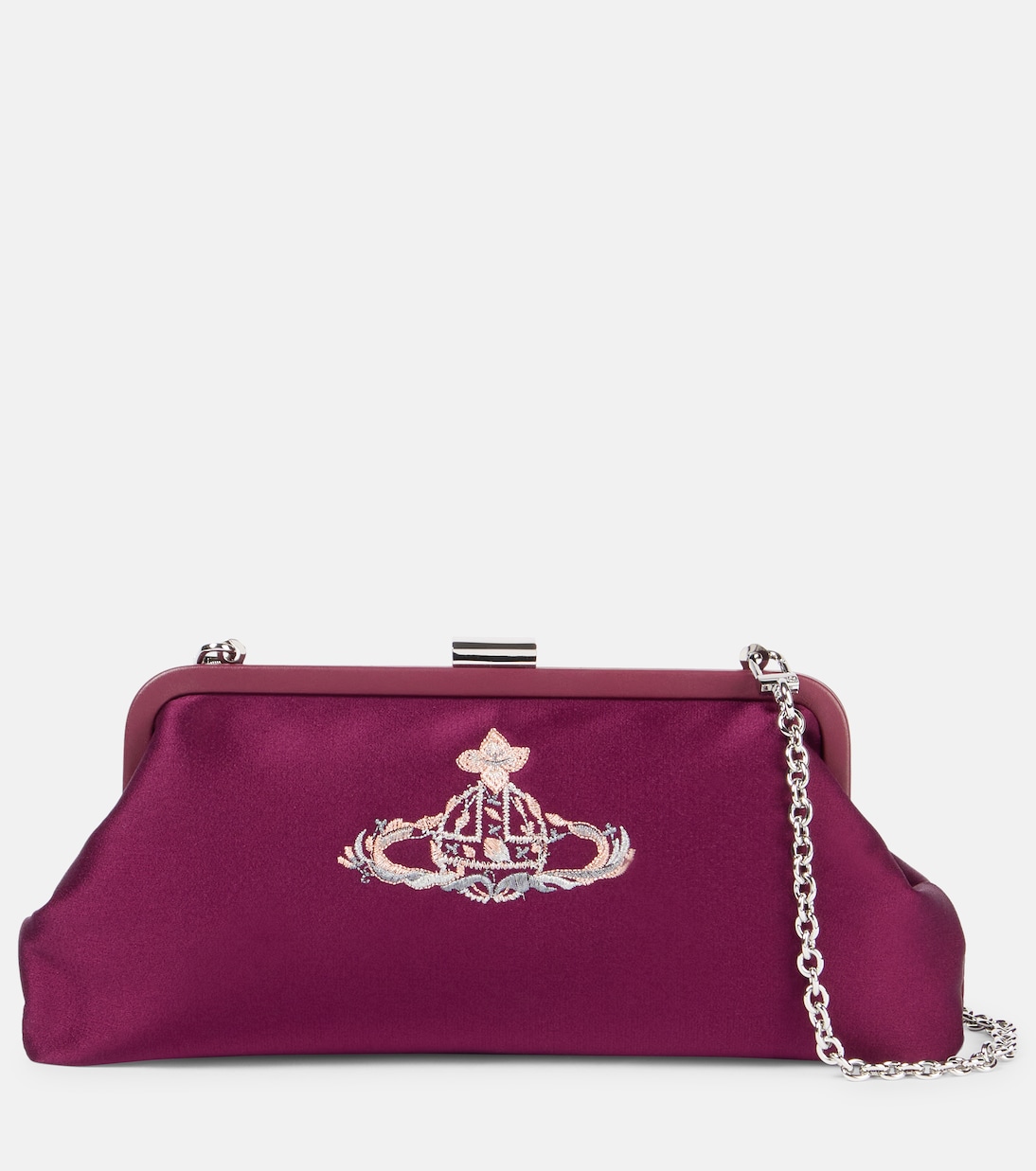 Pochette Dorothy brodée en satin | Vivienne Westwood