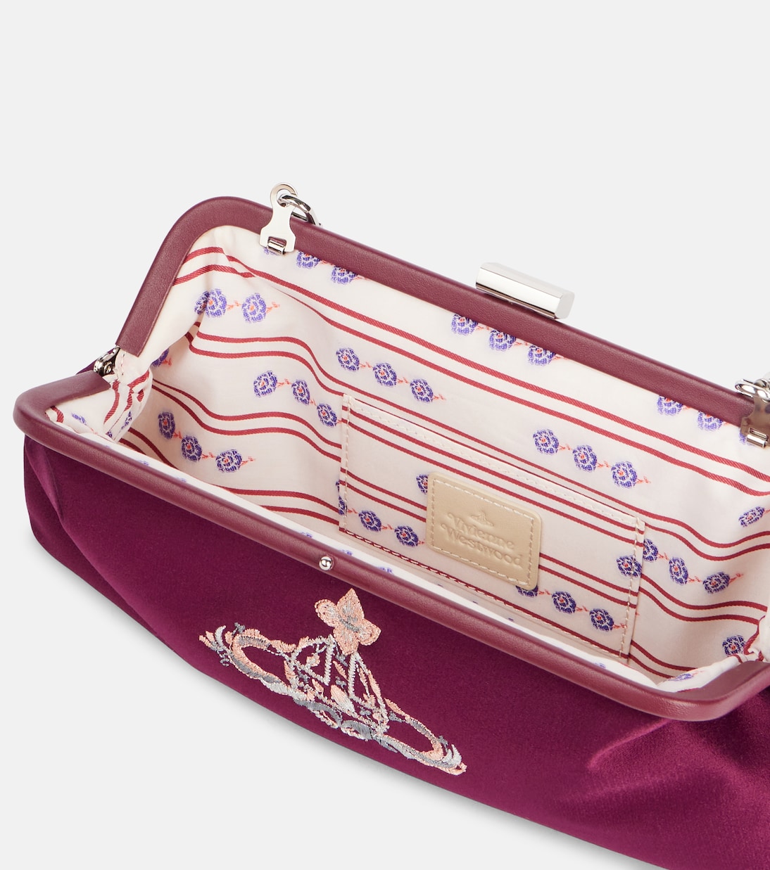 Pochette Dorothy brodée en satin | Vivienne Westwood