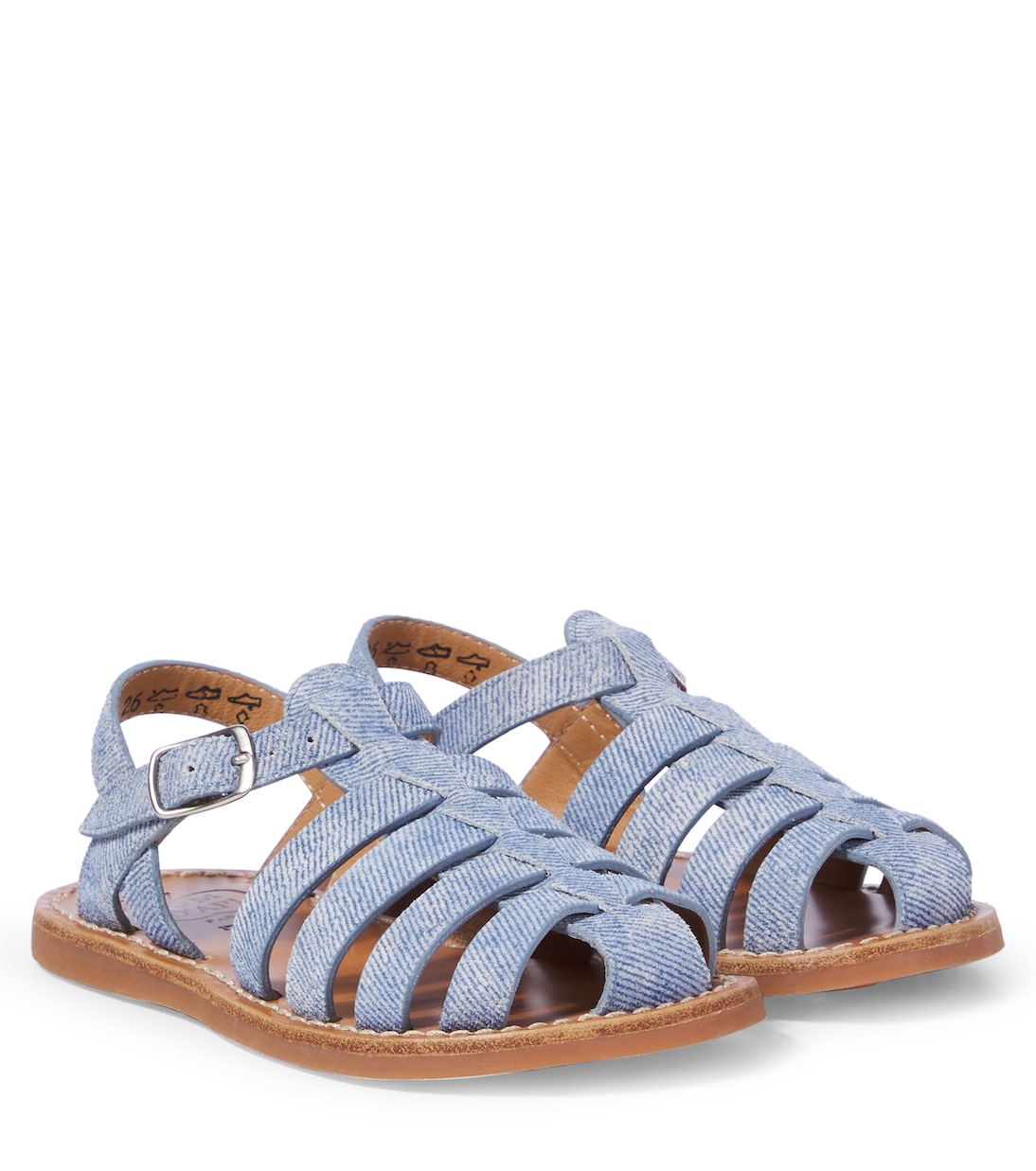 Sandales Plage-Stitch Dad en cuir | Pom d'Api