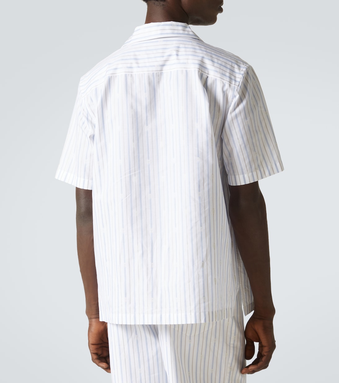Camicia da bowling in cotone a righe | McQueen