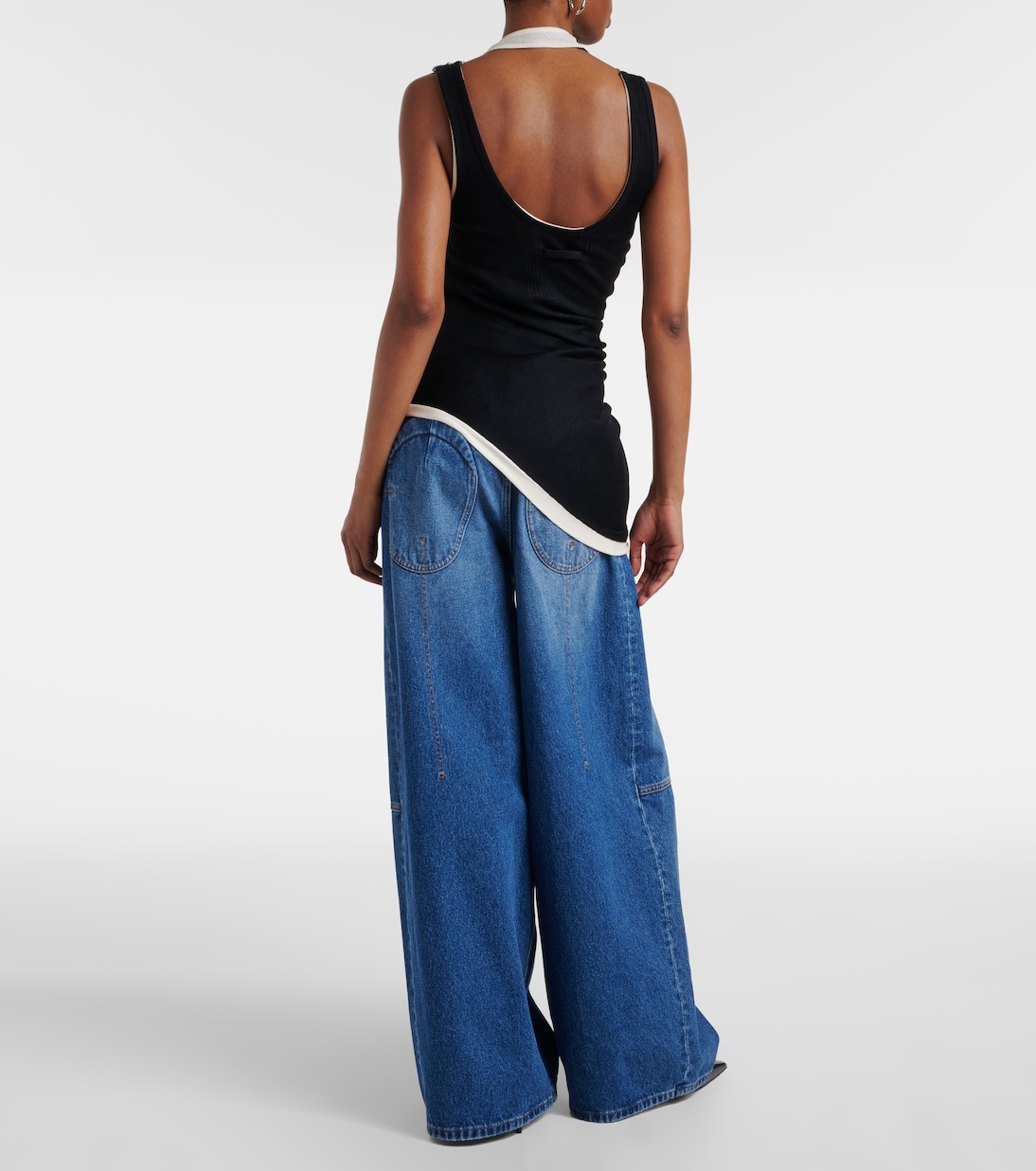Top tank in jersey di cotone | Jean Paul Gaultier