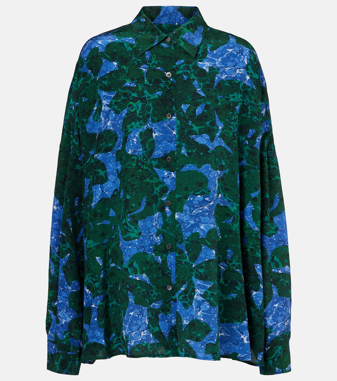 Chemise imprimée en soie | Dries Van Noten