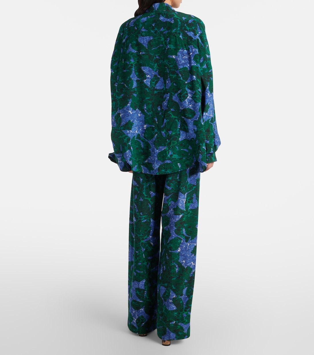 Chemise imprimée en soie | Dries Van Noten