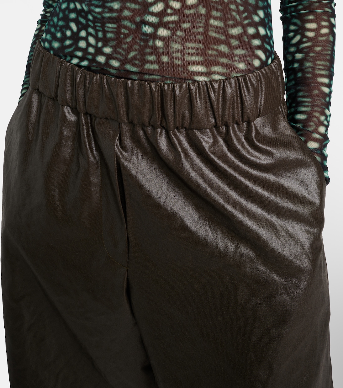 Bermuda-Shorts aus Satin | Dries Van Noten