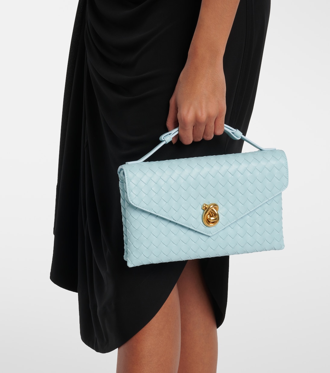 Borsa a tracolla Knot Lock in pelle | Bottega Veneta