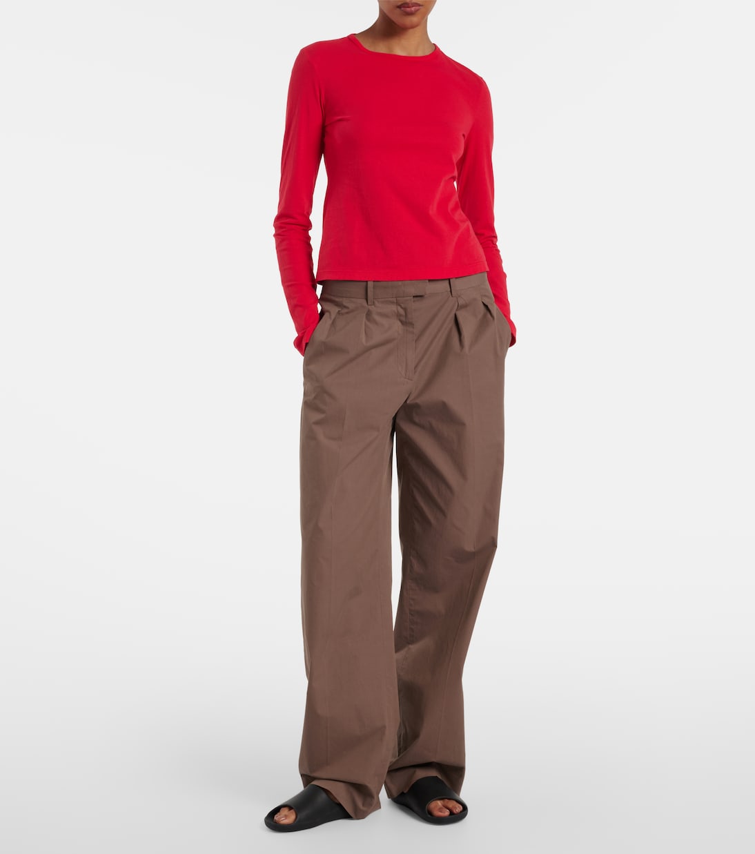 Longsleeve Seruni aus Baumwoll-Jersey | The Row