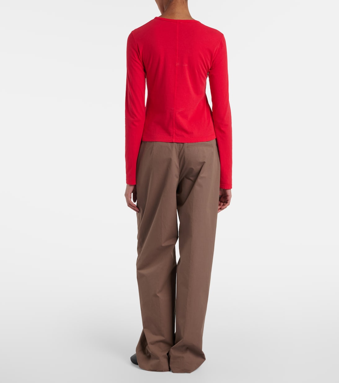Longsleeve Seruni aus Baumwoll-Jersey | The Row
