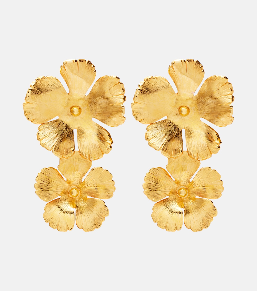 Pendientes Collette chapados en oro de 18 ct | Jennifer Behr