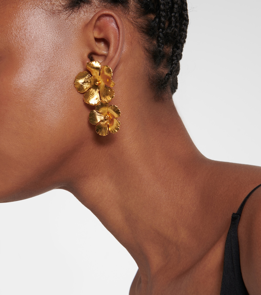 Pendientes Collette chapados en oro de 18 ct | Jennifer Behr