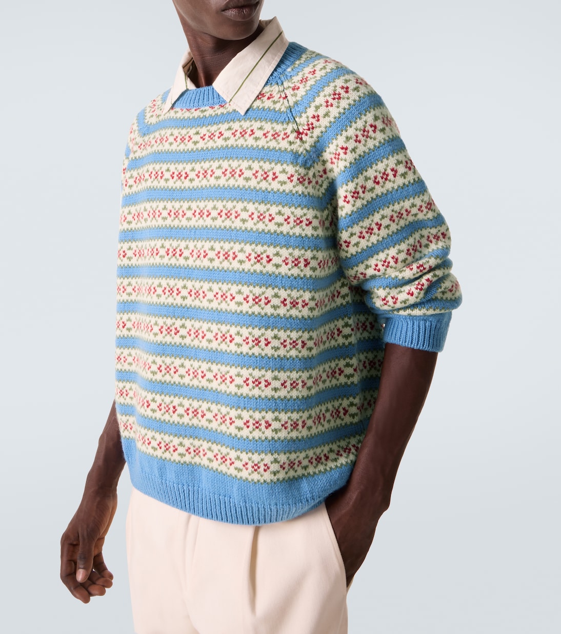 Pullover Wedgewood aus Schurwolle | Bode