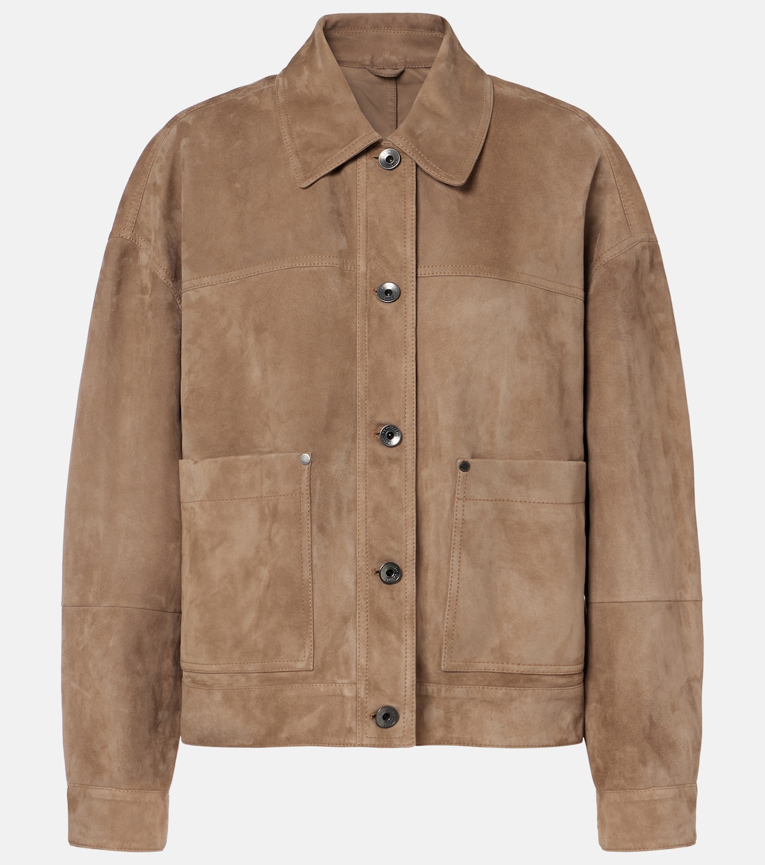 Suede field jacket | Brunello Cucinelli