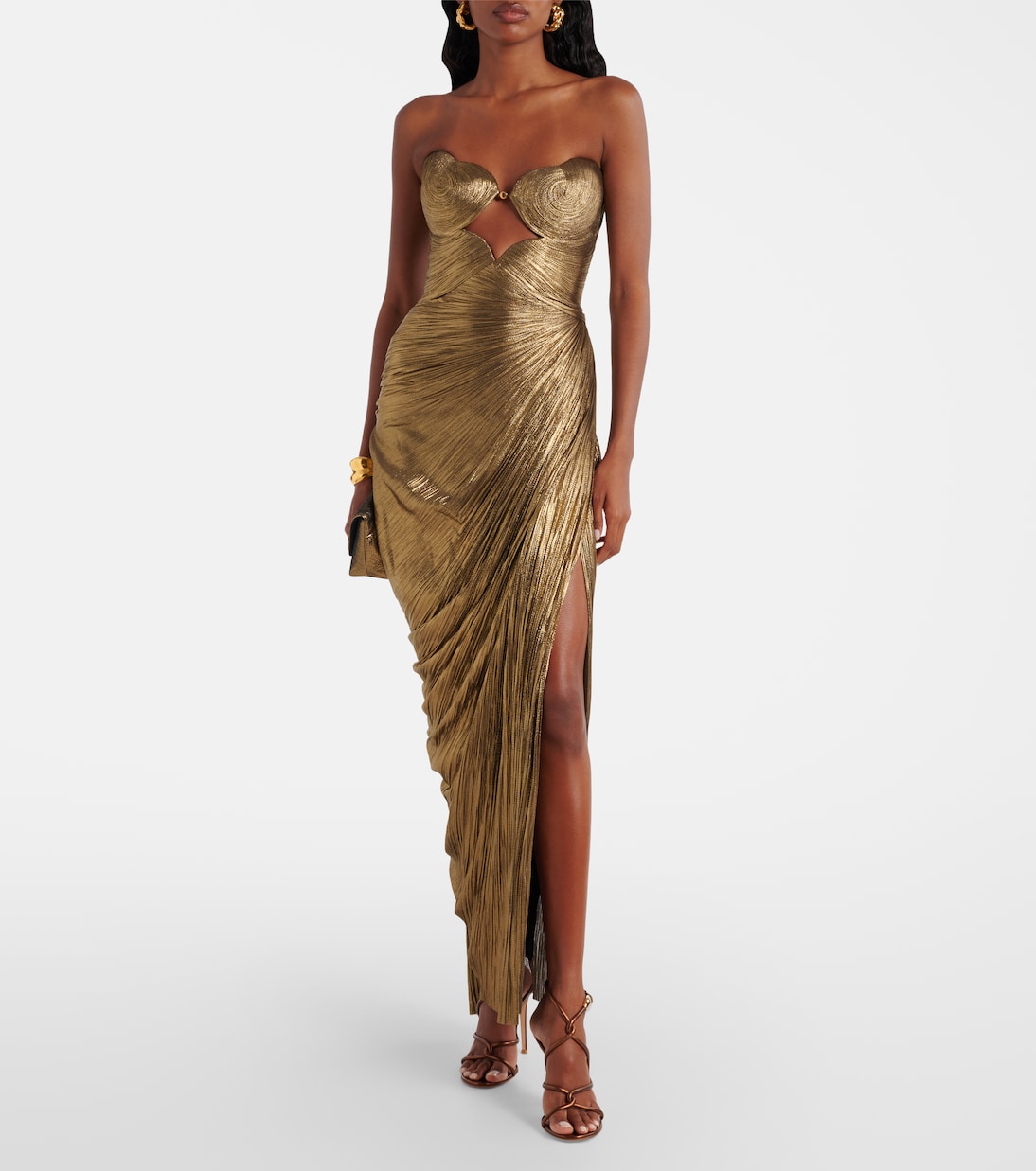 Robe longue Amisha en tulle de soie | Maria Lucia Hohan