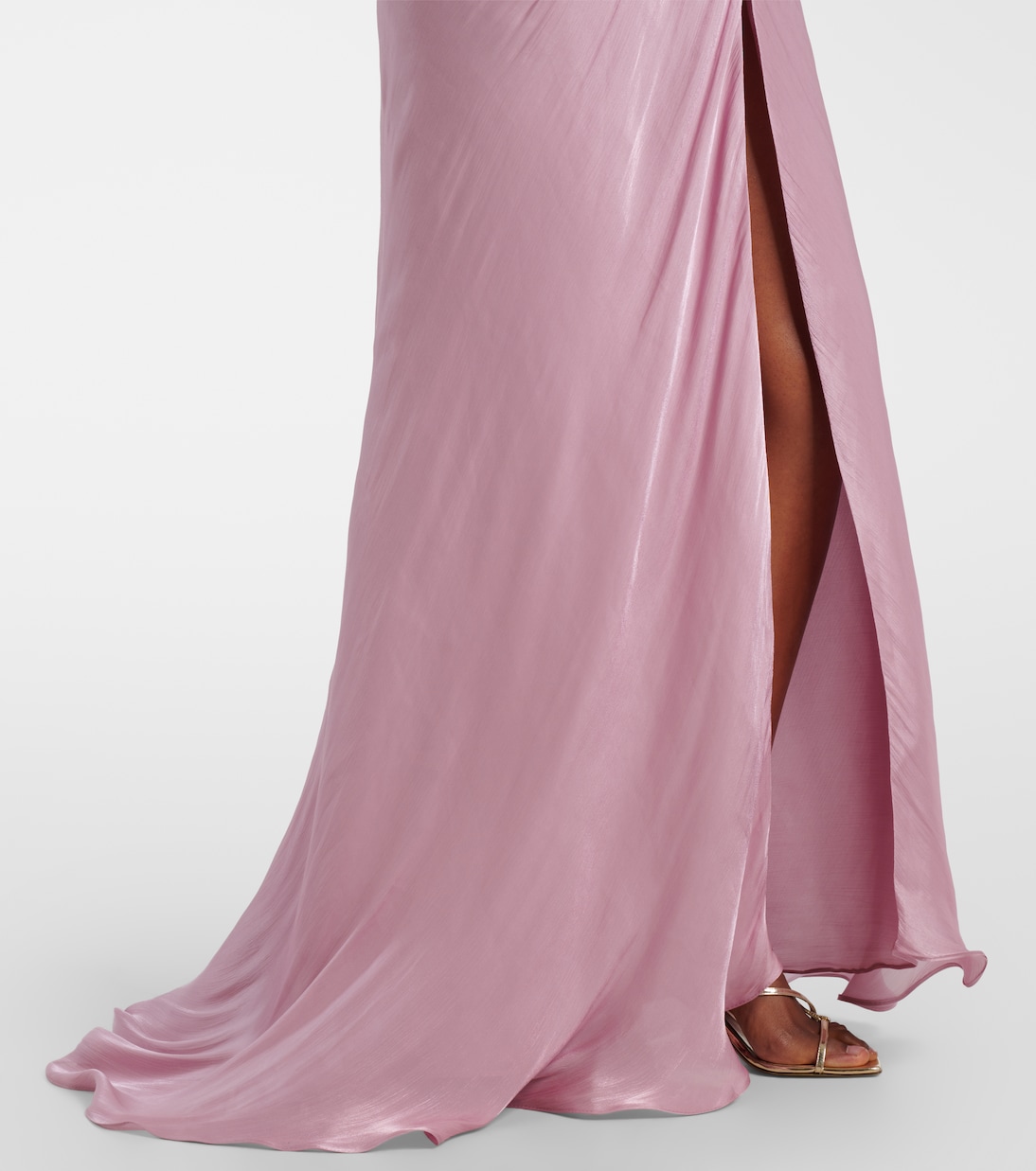 Ruffled gathered gown | Costarellos