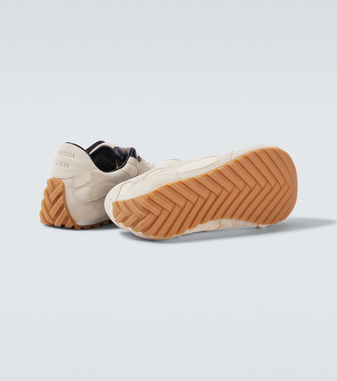 Baskets Orbit Flash en daim | Bottega Veneta