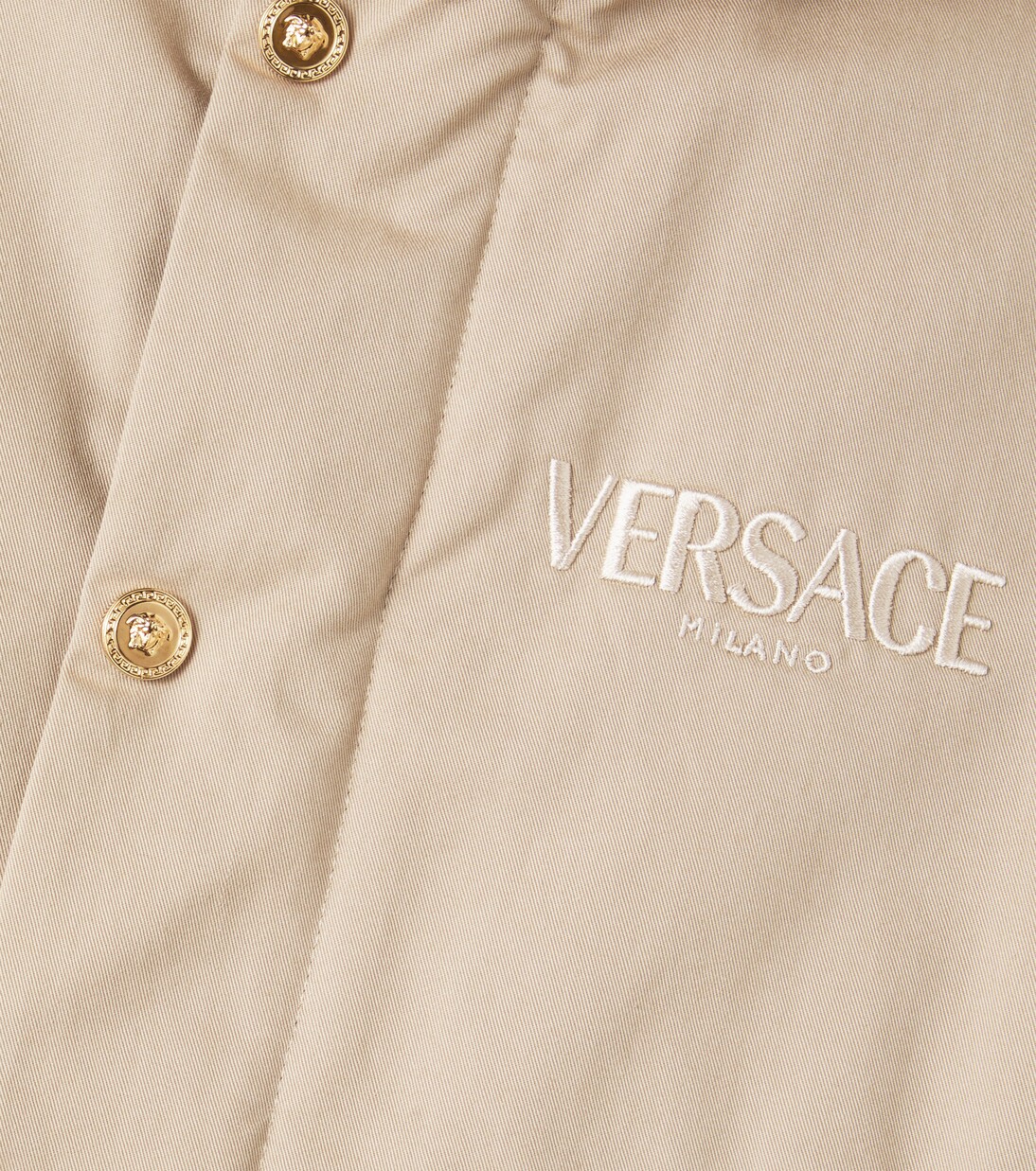 Barocco cotton gabardine jacket | Versace Kids
