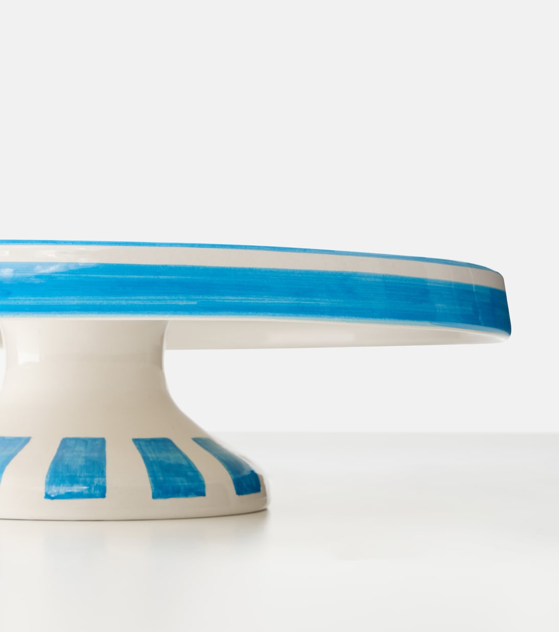 Taormina striped ceramic cake stand | Dolce&Gabbana Casa